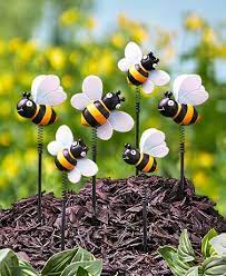 ladybug or bee garden decor the