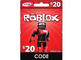 roblox 20 gift card robux digital code