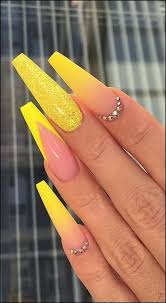 See more ideas about nail art, nail designs, cute nails. 99 Stylish Ombre Long Nail Ideas To Try This Year Neon Nail Designs Best Acrylic Nails Yellow Nails Design