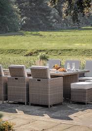 Rondin 10 Seater Natural Cube Dining Set