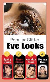 glitter eyeshadow makeup looks