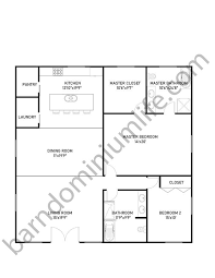 40x40 Barndominium Floor Plans