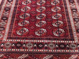 20th century turkmen bukhara rug for
