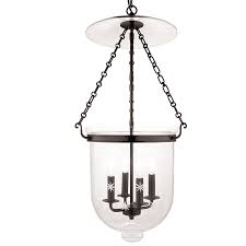 Hampton 4 Light Bell Jar Lantern