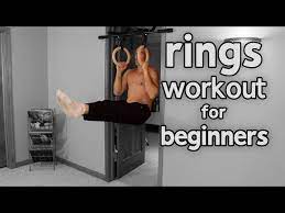rings workout for beginners with