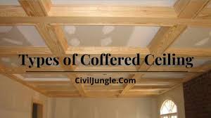 types of coffered ceiling what is