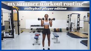 my summer workout routine volleyball