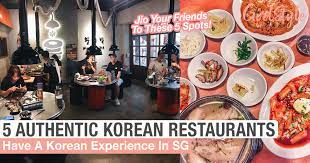 5 restaurants for authentic korean food