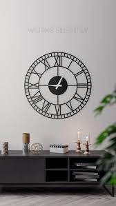 wall clocks and living room decor ideas