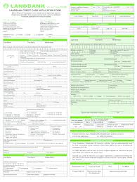 landbank mastercard application form