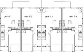 Floor Plan 2 For F 547 Fourplex Plans