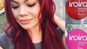 Red hair dye may be more inclined to fade, but it can also be one of the most vibrant, unique ways to color your hair. Iroiro Colors Hair Dye Review Dark Red Plum Youtube