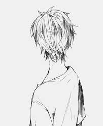 Drawing anime boy back full. I Often Look At Somebody S Back Wondering If Another Is Also Looking At My Back Anime Boy Hair How To Draw Hair Manga Hair