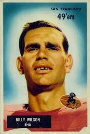 Billy Wilson - San Francisco 49ers. 1955 Bowman #81 Rookie Card - Billy-Wilson-1955-Bowman-81-Rookie-Card-San-Francisco-49ers-e1349499501145