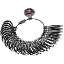 metal finger gauge jewelry ring sizer