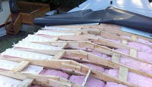 insulate a double wide mobile home roof