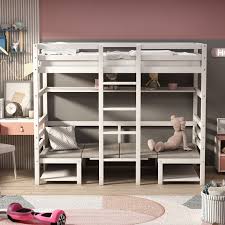 loft beds with desk and futon foter
