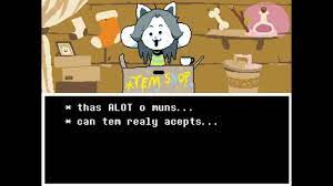 Undertale: Paying for Temmie's College - YouTube