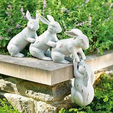 Osterharz Kaninchen Outdoor Statuen