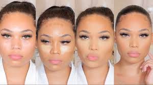 light makeup looks for black skin off