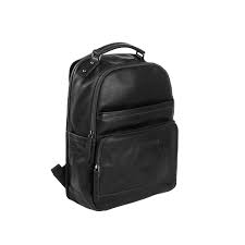 leather backpack black austin the