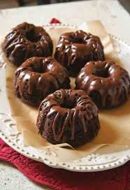 These mini bundt cakes make the perfect centerpiece for your brunch table! Mini Chocolate Bundt Cake Recipe Food Grit Magazine