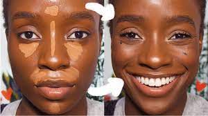 makeup on dark skin black women