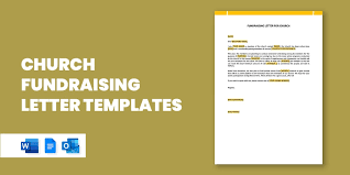 9 church fundraising letter templates