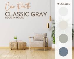 Classic Gray Paint Color Palette
