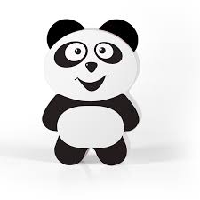 panda bear shaped makeup kit guylond