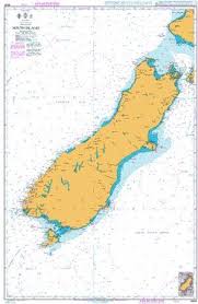 British Admiralty Nautical Chart 4648 South Pacific Ocean New Zealand South Island