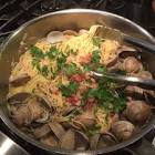 angel hair pasta with clams
