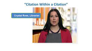 Start citing books, websites, journals, and more with the citation machine® apa citation having a standard format for citing sources allows readers to glance at a citation or apa reference and learn more about each component of the reference citation and how to format it in the sections that follow. How To Reference A Citation Within A Citation In Apa Style Youtube