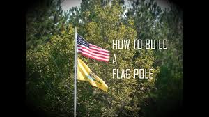 The front yard is your home's calling card. How To Build A Flagpole For Your Yard Youtube