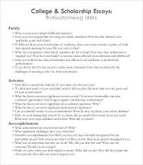     Example Essays For Scholarships    Writing Essay Help A Scholarship Of  College Essayessay    