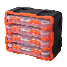 Tactix 52 Compartment Plastic Rack With
