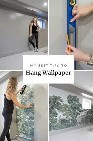 hang panoramic wallpaper