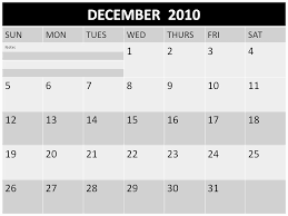 Best Of 35 Sample December 2010 Calendar Nwcarriers Com
