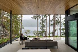 incredible modern lakeside home in canada