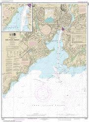 Waterproof Chart Of New York Harbor Noaa Chart 12327