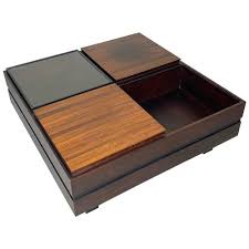Wood Square Modular Coffee Table By