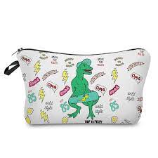 dinosaur fashion cosmetic bags