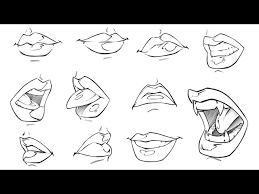 practice drawing female lips you