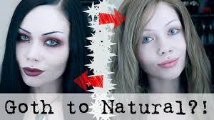 goth to natural transformation