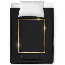 Black And Gold Baby Blankets Toddler