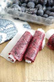 Strawberry Blueberry Fruit Leather gambar png