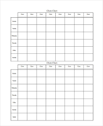 Printable Chore Chart 16 Free Pdf Documents Download