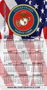 2023 usmc calendar magnet v2
