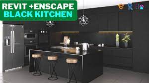 modern kitchen in revit enscape you