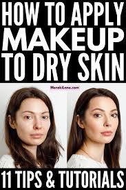 how to apply makeup to dry skin 11